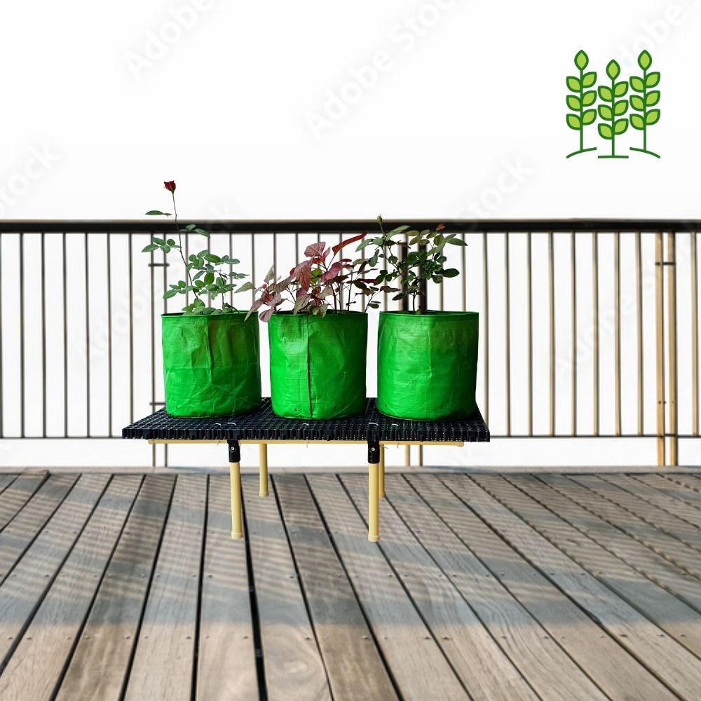 BLS (40x10x12 In.) Balcony Long Stand Model for Terrace Garden