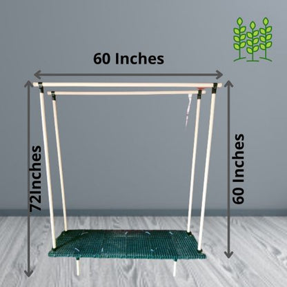 10 Growbags (10GSS) 60x20x72 Inches for Terrace Garden with Supporting Stand Model