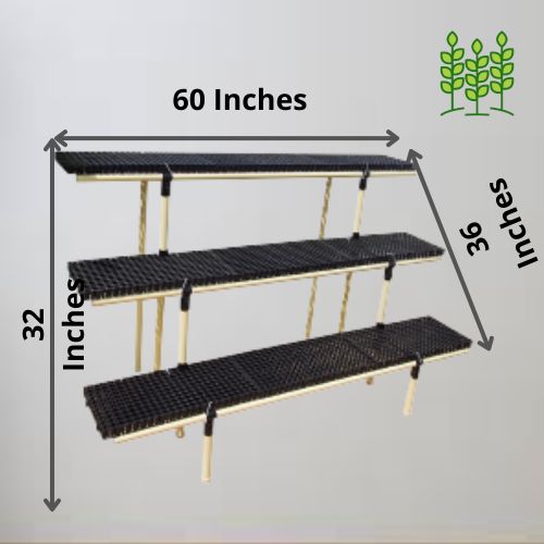 3Step (60x32x36 In.) Stand Model for Terrace Garden