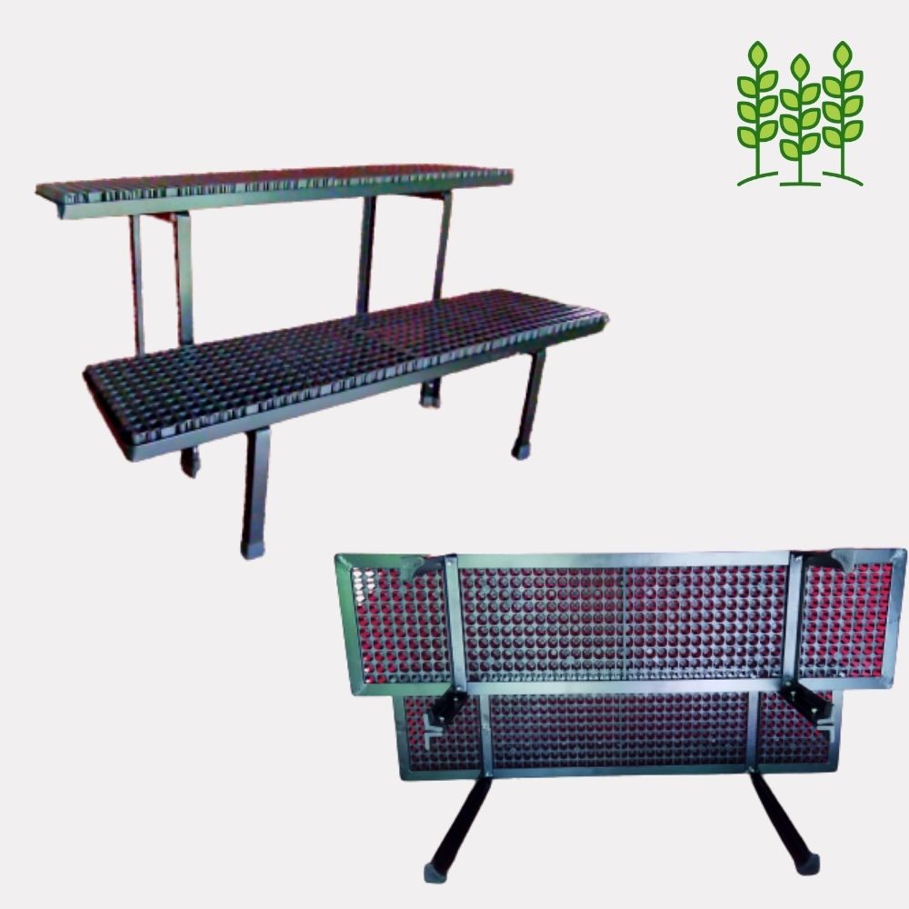 2Step Metal Stand (2SS-MS) - 40x20x20 Inches for Terrace Garden