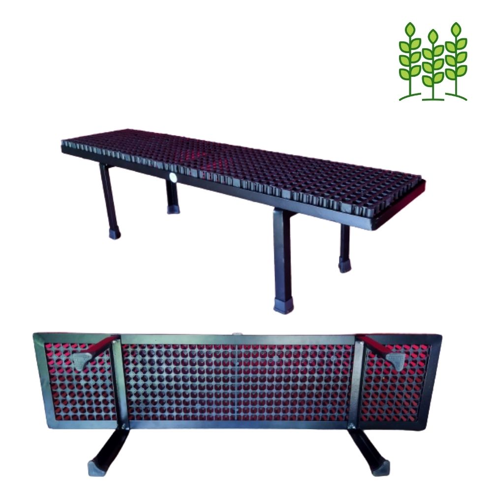 Balcony MS Stand (BLS-MS) - 40x10x12 Inches for Terrace Garden