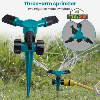 3OUTLET LAWN SPRINKLER PUSH