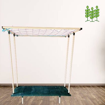 10 Growbags (10GCN) 60x20x72 Inches for Terrace Garden with Climbing Net Model