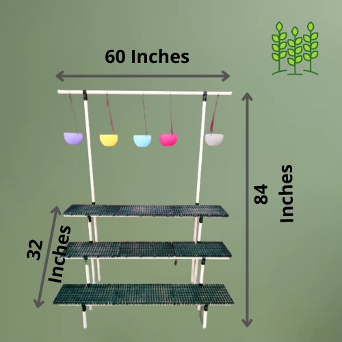 3Step Hang (60x30x72 In.) Stand Model for Terrace Garden