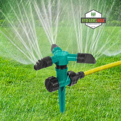 3OUTLET LAWN SPRINKLER PUSH