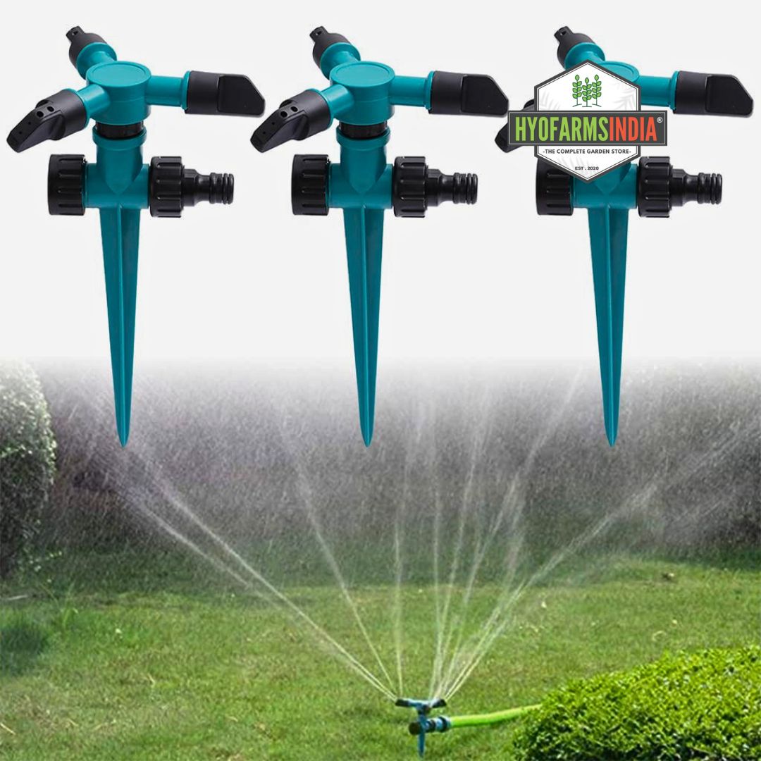 3OUTLET LAWN SPRINKLER PUSH