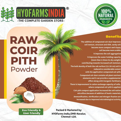 Raw Cocopeat (CoirPith) Powder Manure