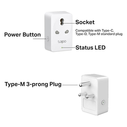 Smart WIFI Plug P110 Mini 16A